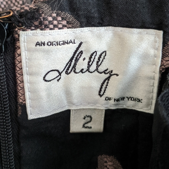 Vintage Milly New York Brocade Babydoll Dress XS - Picture 5 of 7